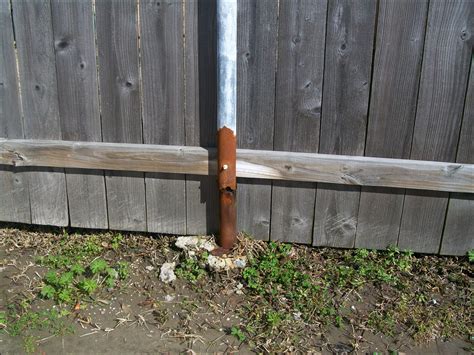 how to box metal fence posts|installing steel fence posts.